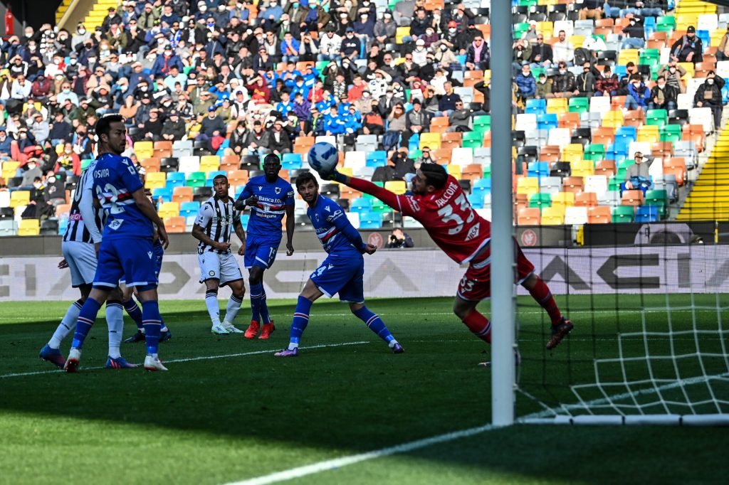 giocatori udinese sampdoria