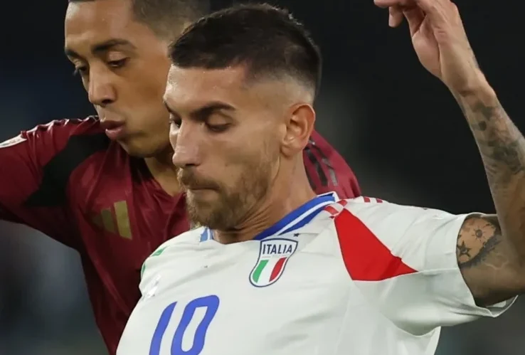 Pellegrini in azione con la nazionale (Profilo X Nazionale italiana)