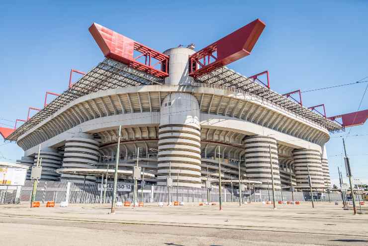 Illustrazione dello stadio San Siro di Milano (Depositphotos)