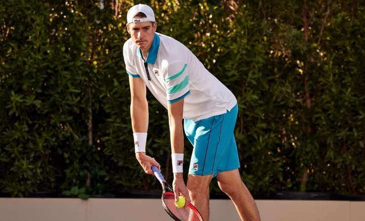 Isner in azione