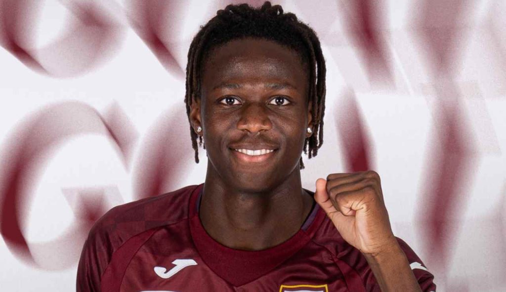 Njie al gol con il Torino