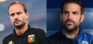 Alberto Gilardino (Genoa) e Cesc Fabregas (Como)