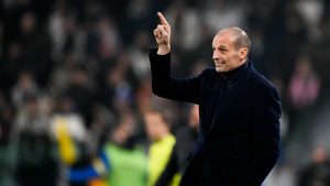 Allegri sulla panchina della Juve