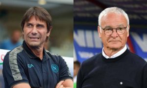 Antonio Conte (Napoli) e Claudio Ranieri (Roma)