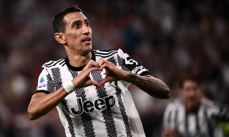 Di Maria con la maglia della Juve (Getty Images)