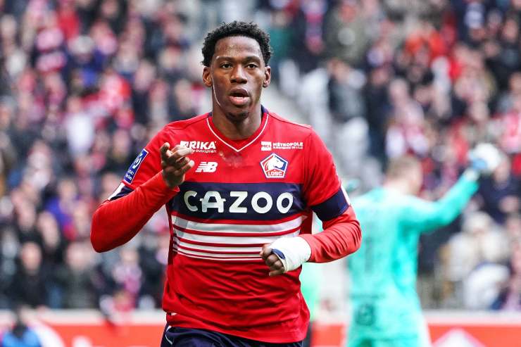 Jonathan David con la maglia del Lille (Getty Images)