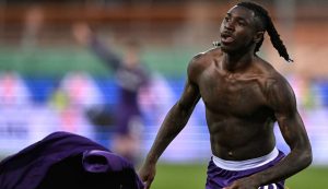 Kean con la Fiorentina (Getty Images)