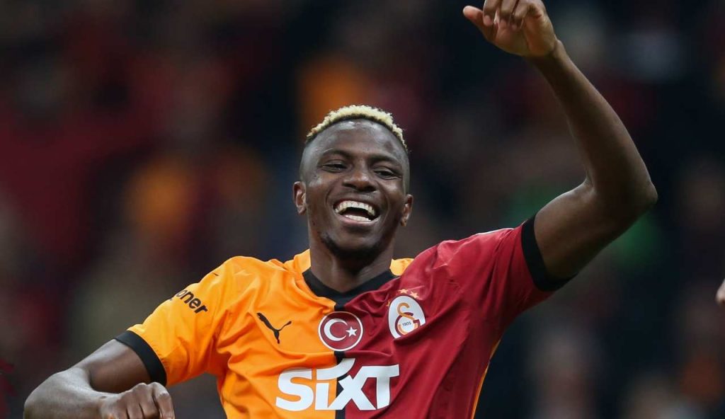 Osimhen con la maglia del Galatasaray (Getty Images)