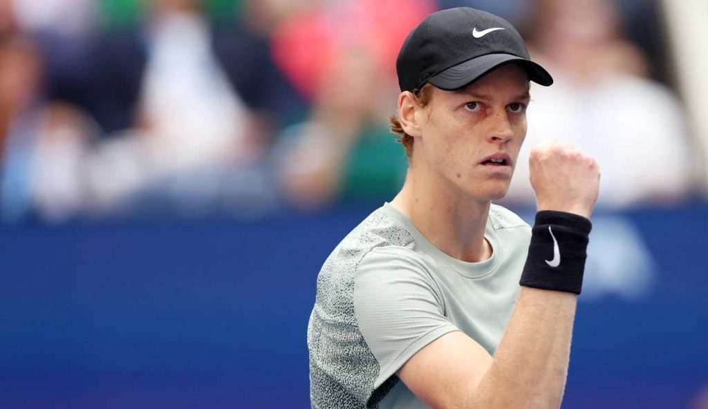 Sinner durante un match (Getty Images)