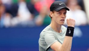 Sinner durante un match (Getty Images)