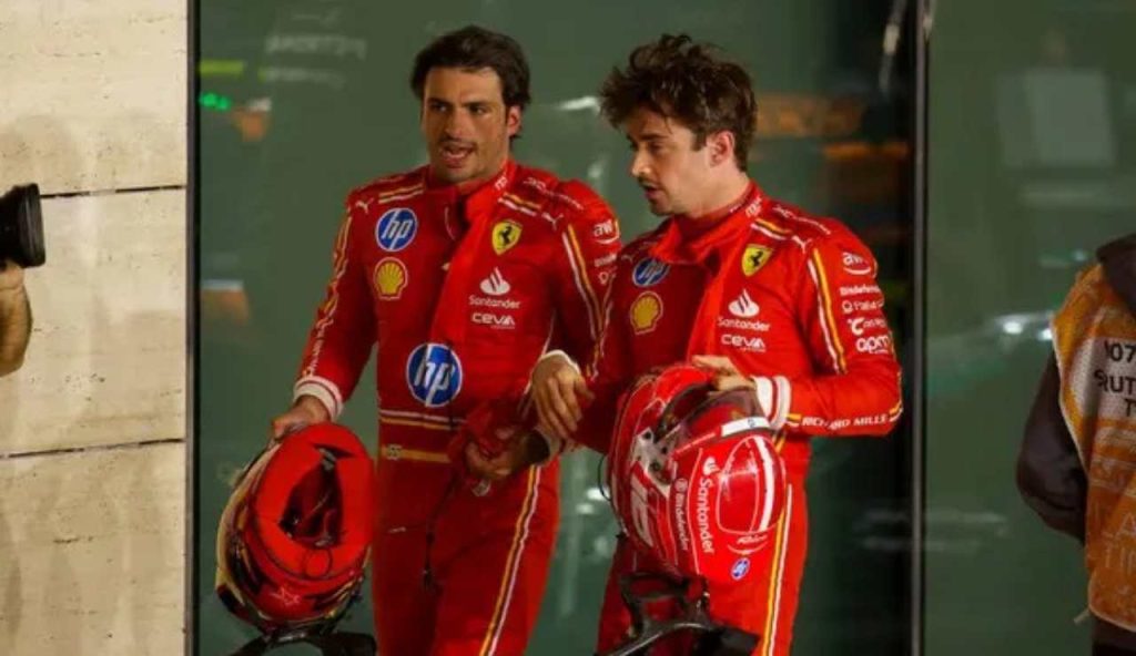 Carlos Sainz e Charles Leclerc