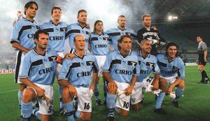 Foto della Lazio prima della vittoria dello scudetto (Wikipedia Studio Buzzi)