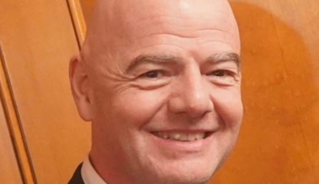 Gianni Infantino nel 2024 (Wikipedia Gabe Amo)