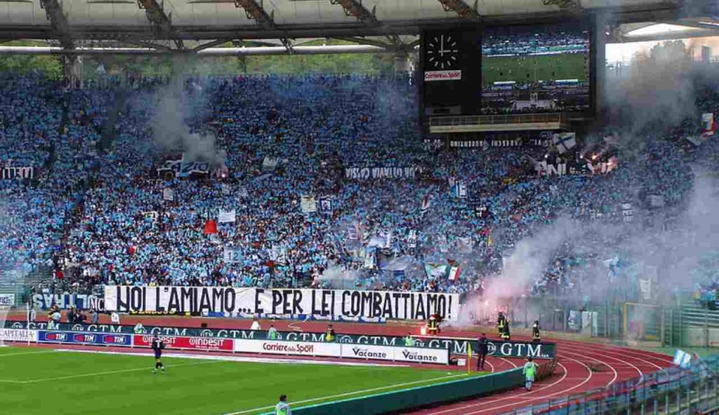 I tifosi della Lazio (Wikipedia Andrew)