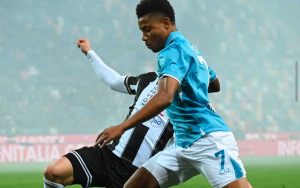 David Neres in Udinese-Napoli (fonte: instagram ssc Napoli)