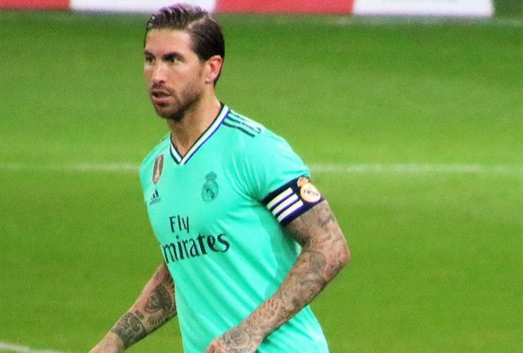 Sergio Ramos con la maglia del Real Madrid (Wikipedia Werner100359)