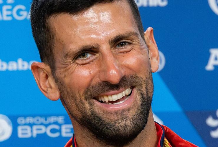 Djokovic ai Giochi Olimpici nel 2024 (Wikipedia Andymiah)