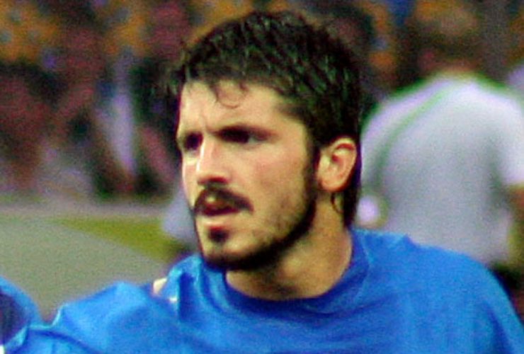 Gattuso con la maglia della nazionale (Wikipedia David Ruddell)