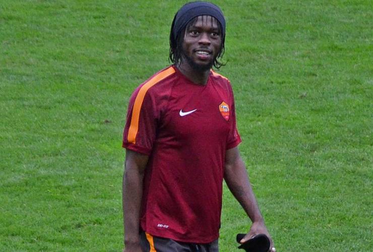 Gervinho con la amglia della Roma (Wikipedia romazone)