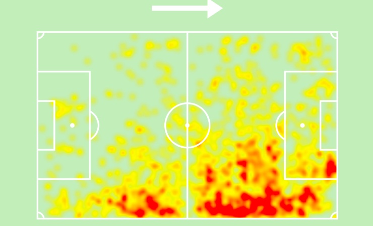 Heatmap Brasileirão Luiz Henrique 2024