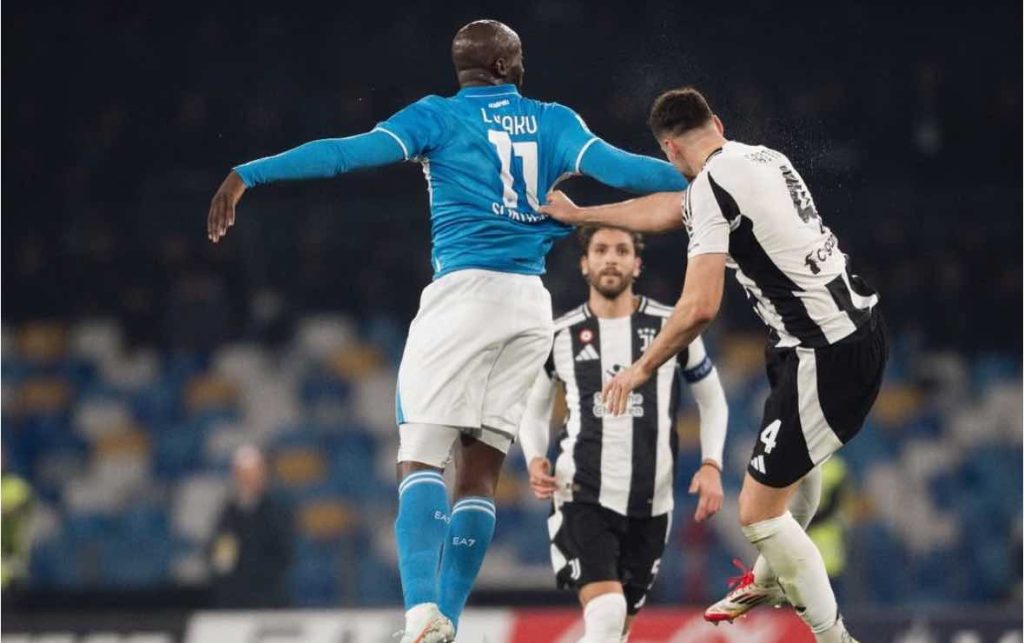 Lukaku e Gatti in Napoli-Juventus (SSC Napoli foto) - www.goalist.it