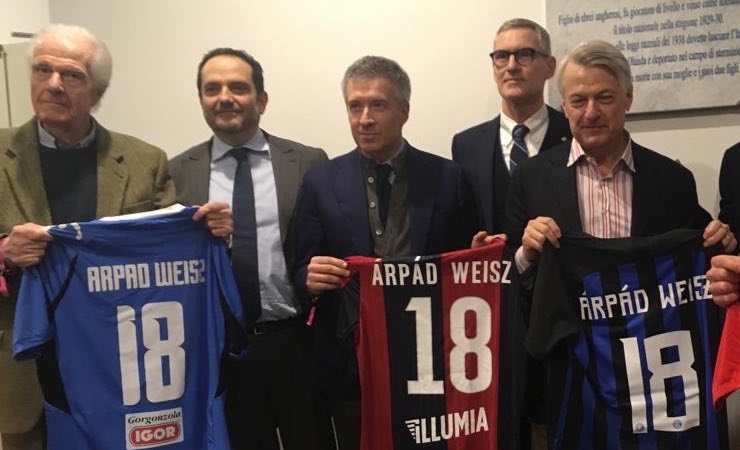 Ricordo in onore di Árpád Weisz (Bologna FC foto) - www.goalist.it